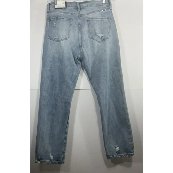 Kancan Women's Jeans Straight Fit Distressed Medium Wash Size 11/29 - Picture 2 of 10